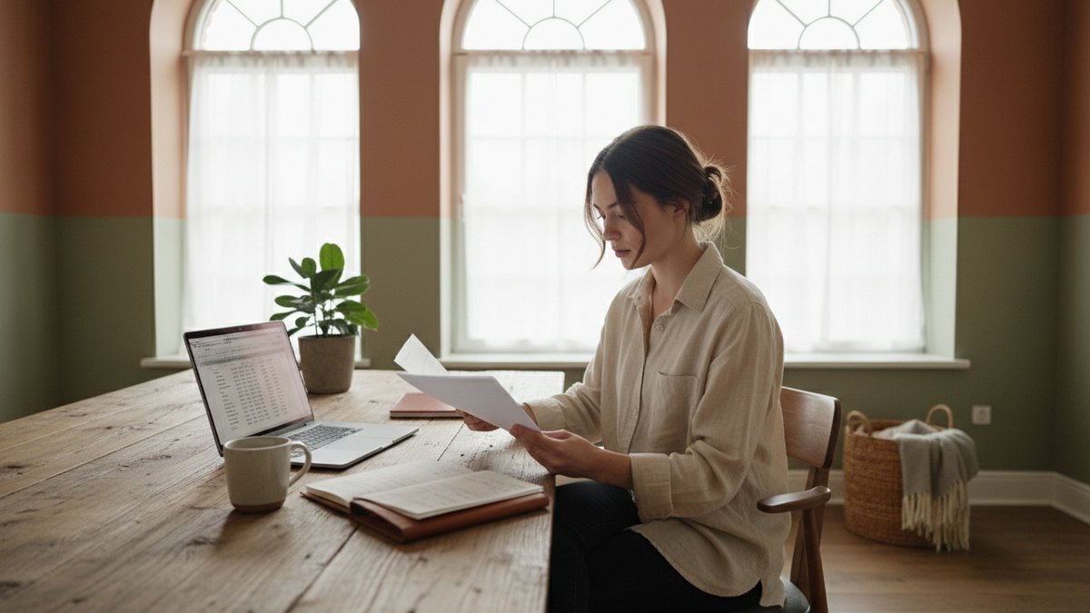 Entrepreneur préparant le lancement de son entreprise à son bureau
